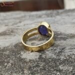 Certified Iolite Gemstone Ring In Panchdhatu - Image 2