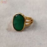 Natural Emerald Panchdhatu Ring, Panna Ring