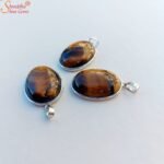 Natural Tiger's Eye Pendant, Gemstone Necklace - Image 5